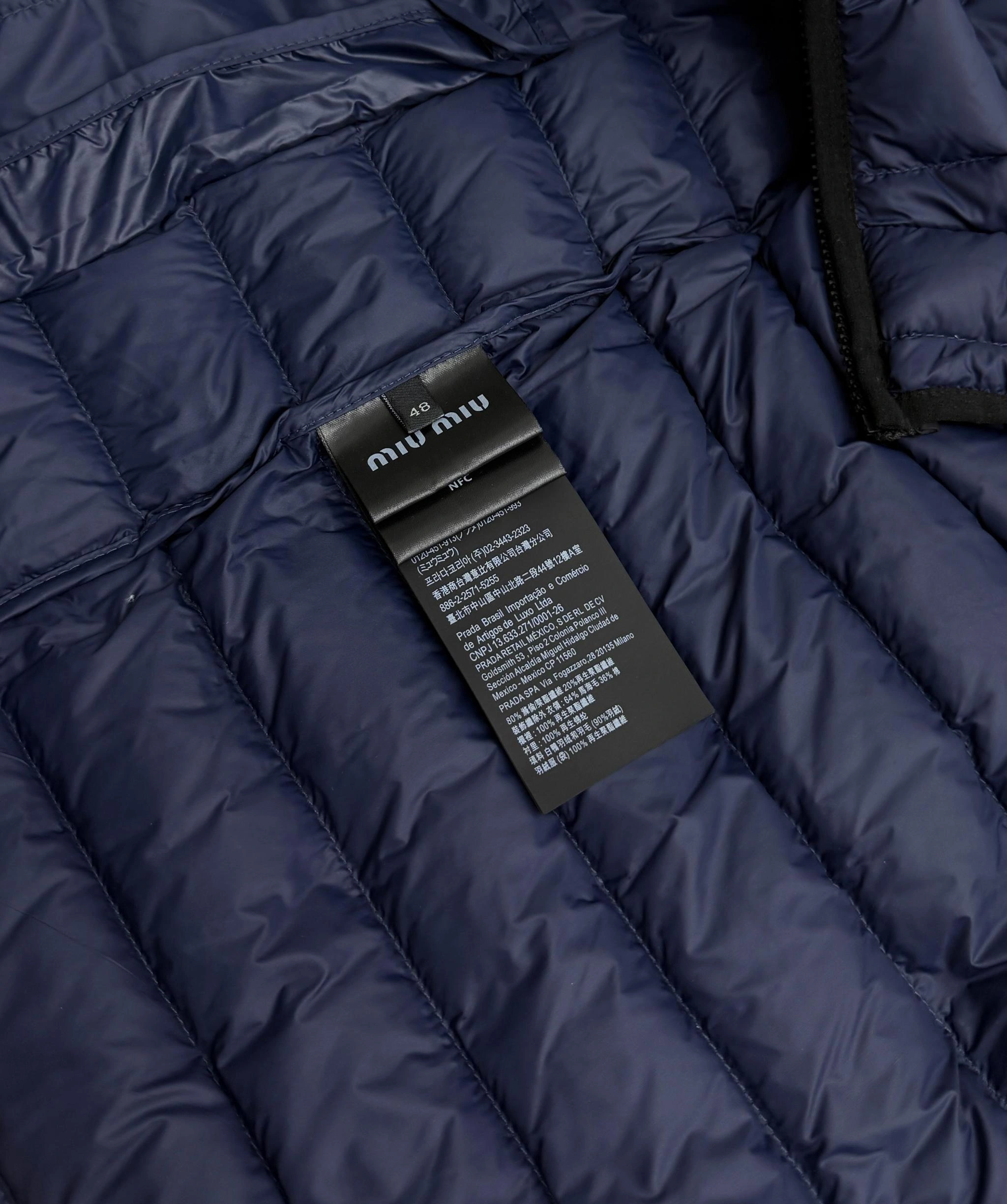 wg.luxury- 7iu7iu embroidery nylon Down jacket 2colour item:E-F431J2431-2